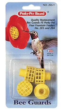 perky pet bee guards for hummingbird feeders
