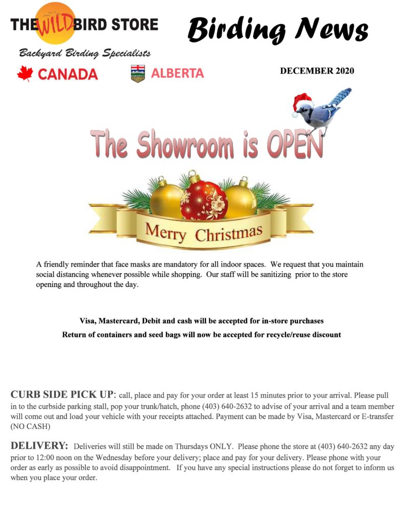 The Wild Bird Store Southern Alberta's Backyard Birding Specialist