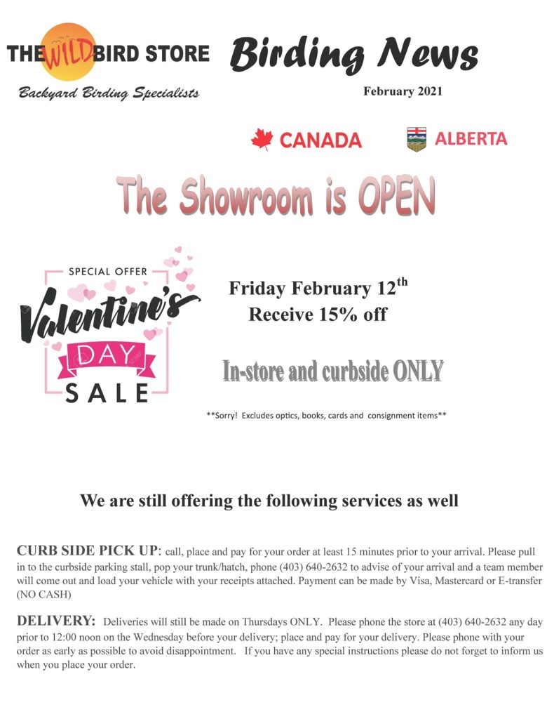 The Wild Bird Store Southern Alberta's Backyard Birding Specialist